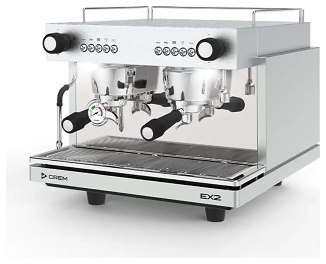 Maquina de Cafe Expresso 2 Grupos CREM EX2 Mini Control con Botonera Principal