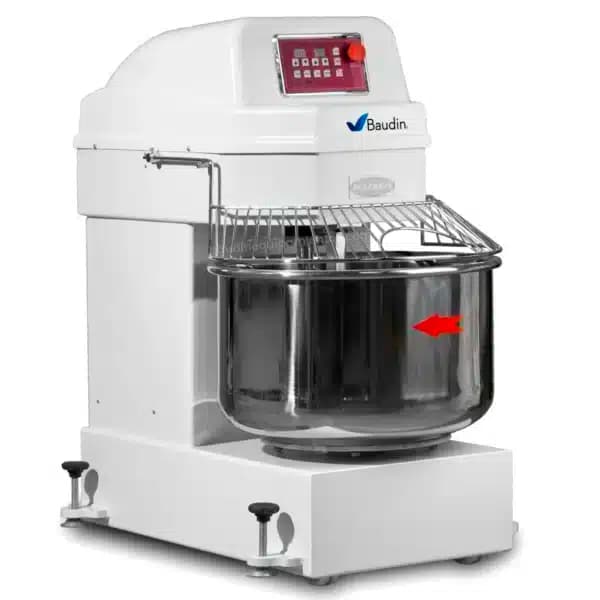 Amasadora Industrial 80 Litros Trifasica 380 V 35 kg de Harina 50 kg de masa terminada Kuma SH80 Baudin