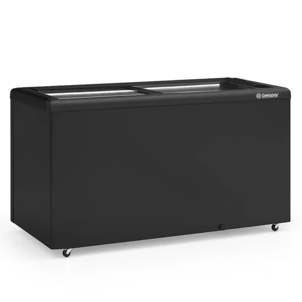 Freezer Horizontal 395 Lts Puerta Vidrio Gelopar GHD-400 LB Puerta de vidrio Gelopar GHD-400 LB
