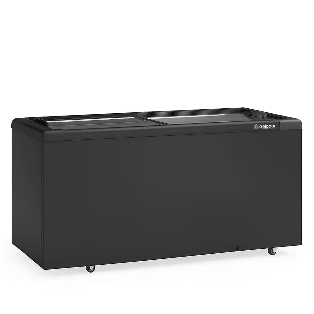 Freezer Horizontal 500 lts Puerta de vidrio Gelopar GHD-500 LB Principal Original Upscale