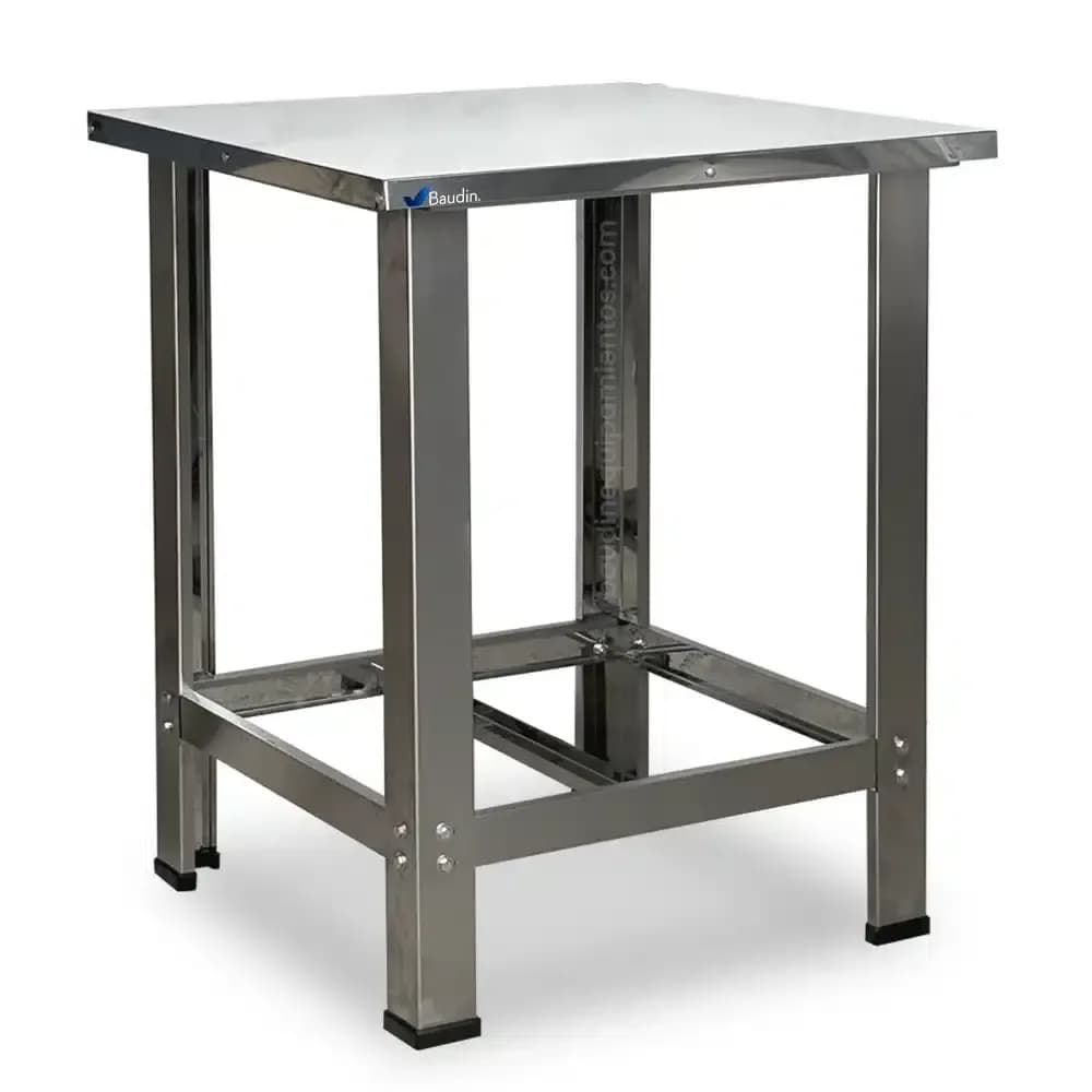 Mesa de Acero Inoxidable 70 x 70 cm Kenok MSW71