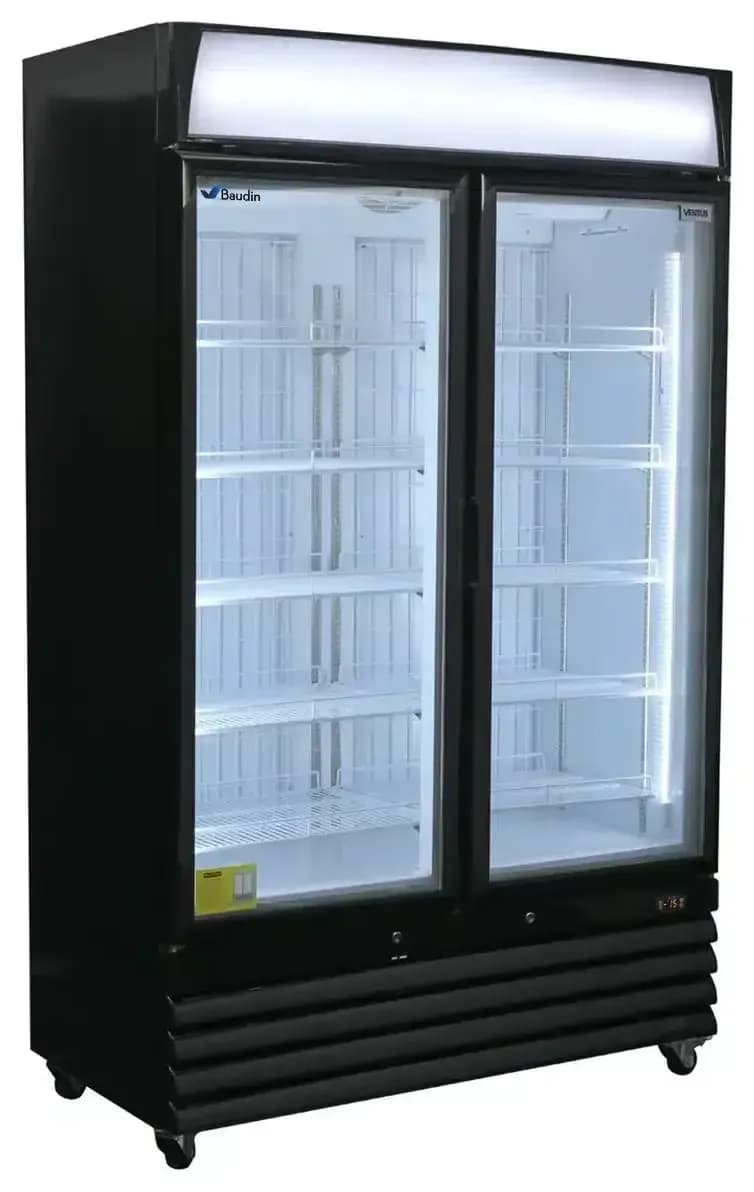 Freezer Vertical 2 Puertas 800 Lts Ventus VC-800F Principal Diagonal Baudin Equipamientos
