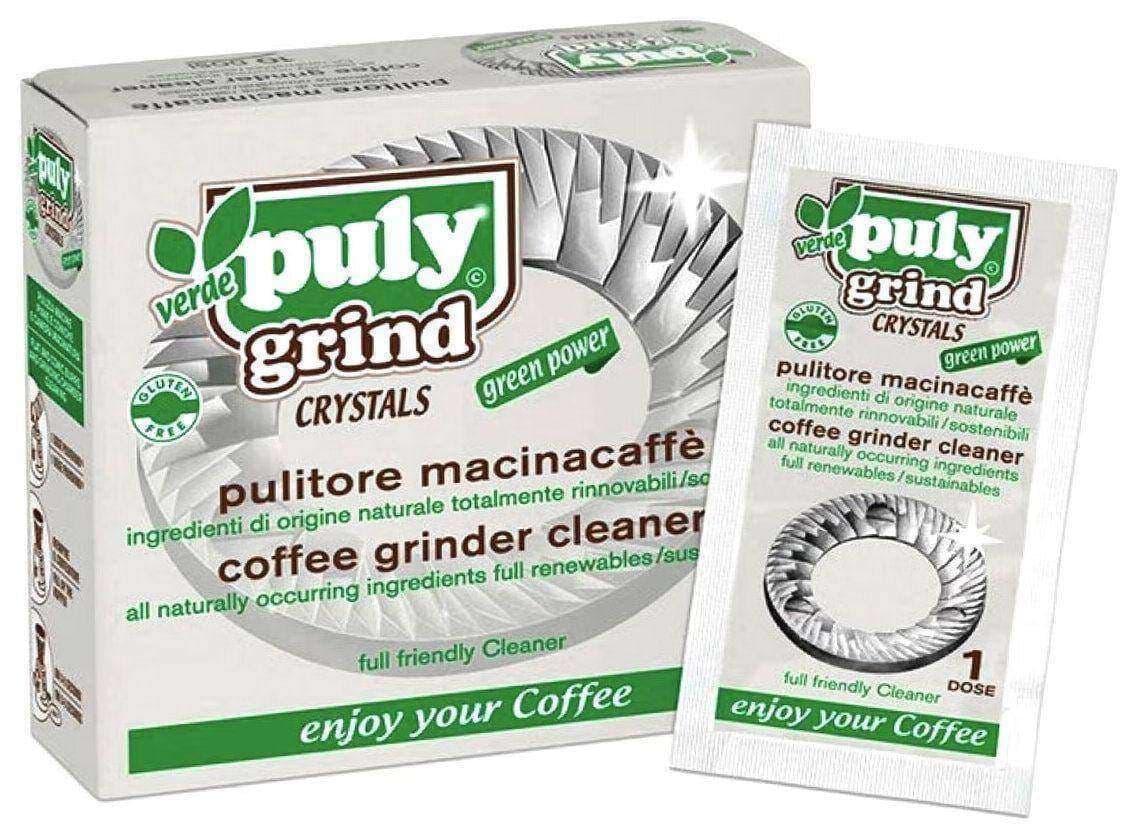 Limpiador de muelas de cafe en cristales puly grind verde crystals
