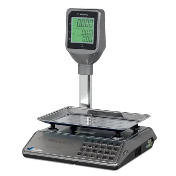 Balanza Comercial con Torre 30 kg ACS-L2 LCD Baudin