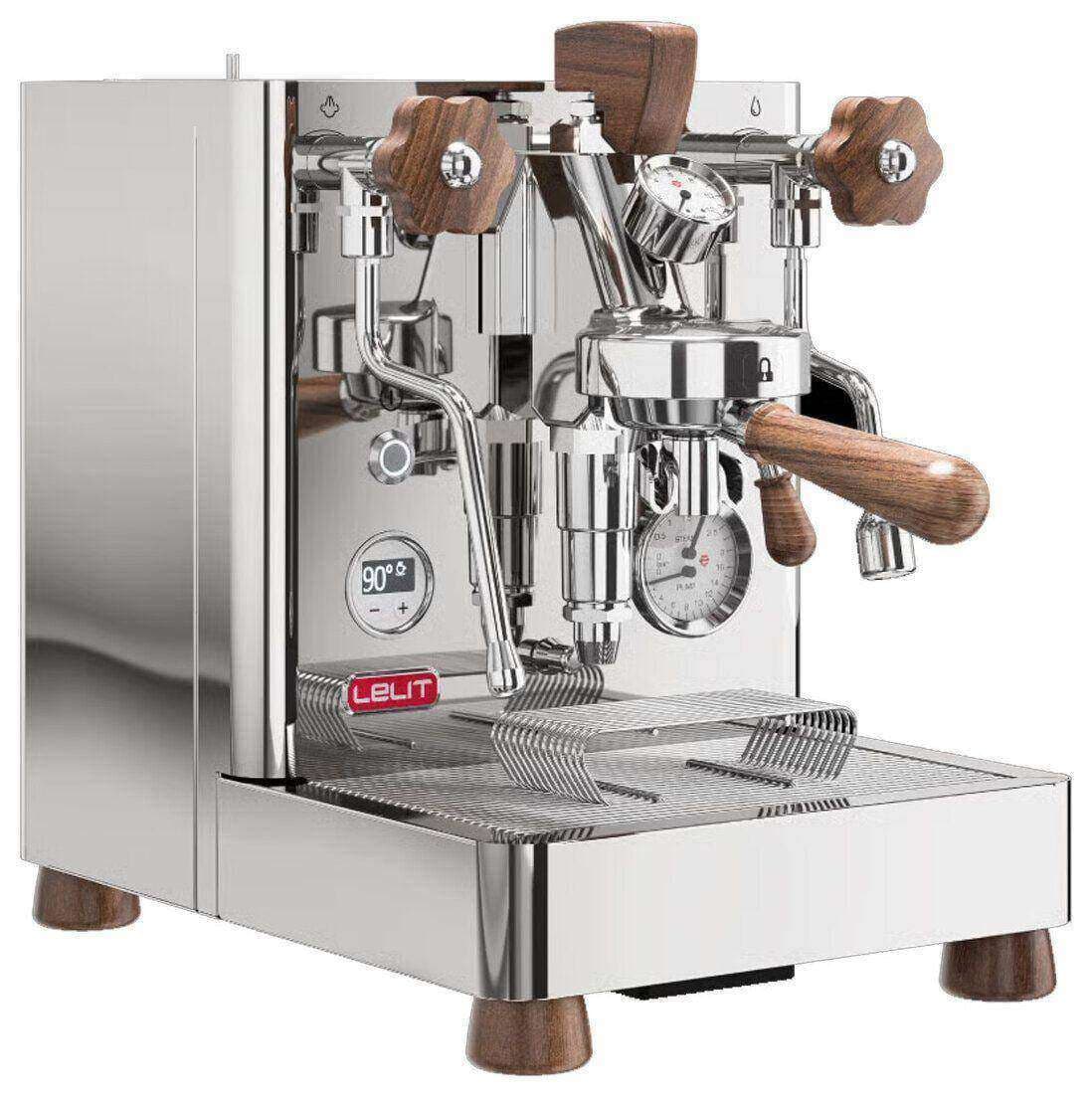 Cafetera Expresso Acero Inox y Nogal Lelit Bianca PL162T-120 Principal