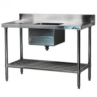 Mesada con Bacha Central 120x60 cm Lundar DM35-6-1200