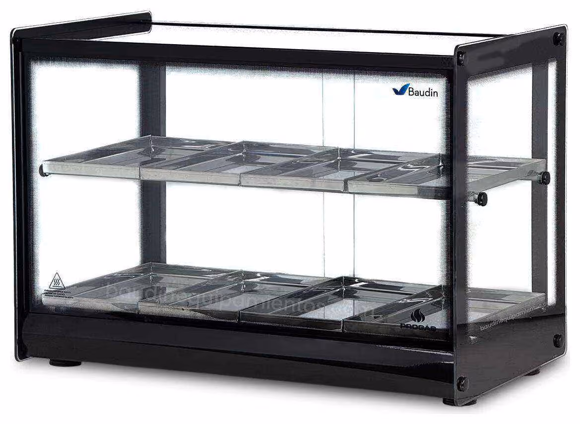 Vitrina Caliente de mostrador Progas PRVR-80D Baudin