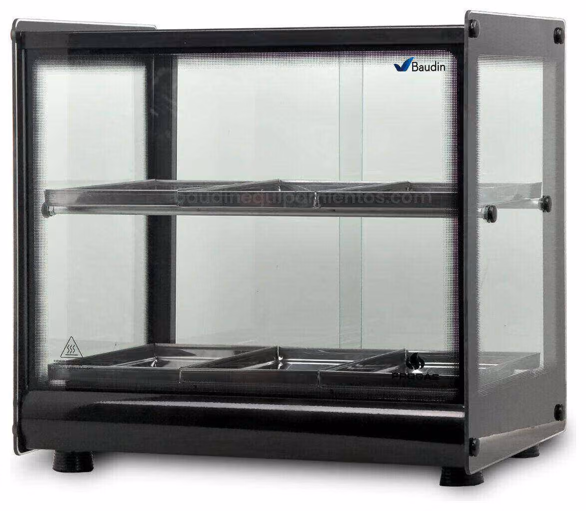 Vitrina Caliente de mostrador Vidrio Recto Progas PRVR-60D Principal