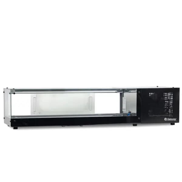 Vitrina Sobre Mostrador Refrigerada 1,4 m ideal sushi Gelopar GVRS-150 PR Principal