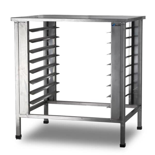 Mesa para horno con gavillar 8 bandejas 60x40 y o 58x68 Baudin MGAV-65