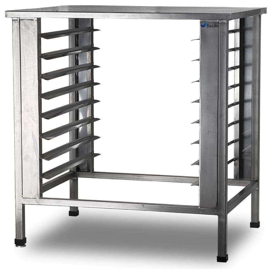 Mesa para horno con gavillar 8 bandejas 60x40 y o 58x68 Baudin MGAV-65