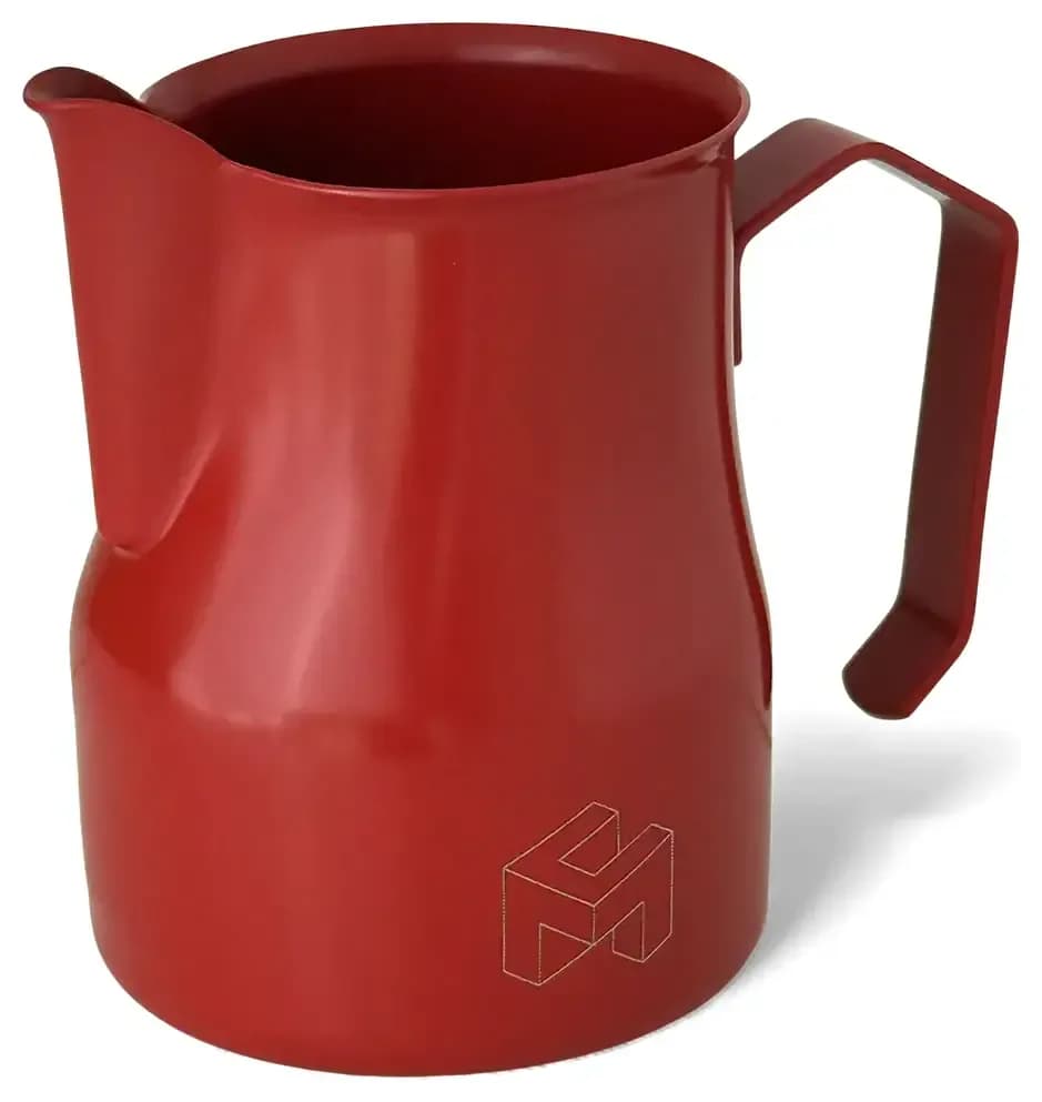 Jarra de Leche 350ml Roja Profesional
