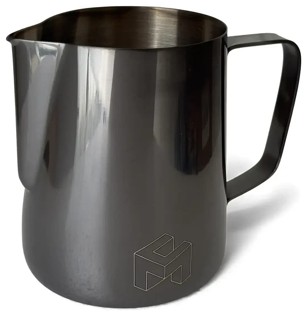 Jarra de Leche 600 ml Negra Perlada