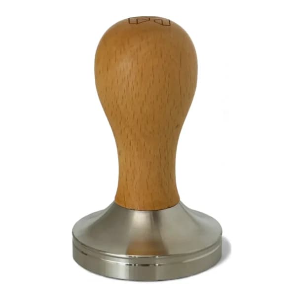 Tamper 58mm Mango de Roble CoffeeMax TP-6