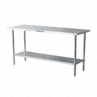 Mesa de Acero Inoxidable 120x60 cm estante | Jameco WT-1200CE