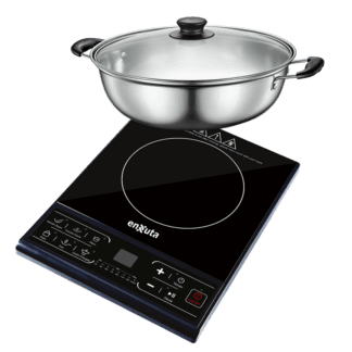 Anafe inducción Enxuta AIENX930-1 1600 W panel touch con olla incluida