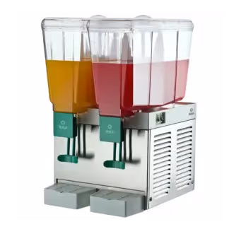 Dispensador de jugos 2 cubas 15 litros IBBL BSS2 Baudin