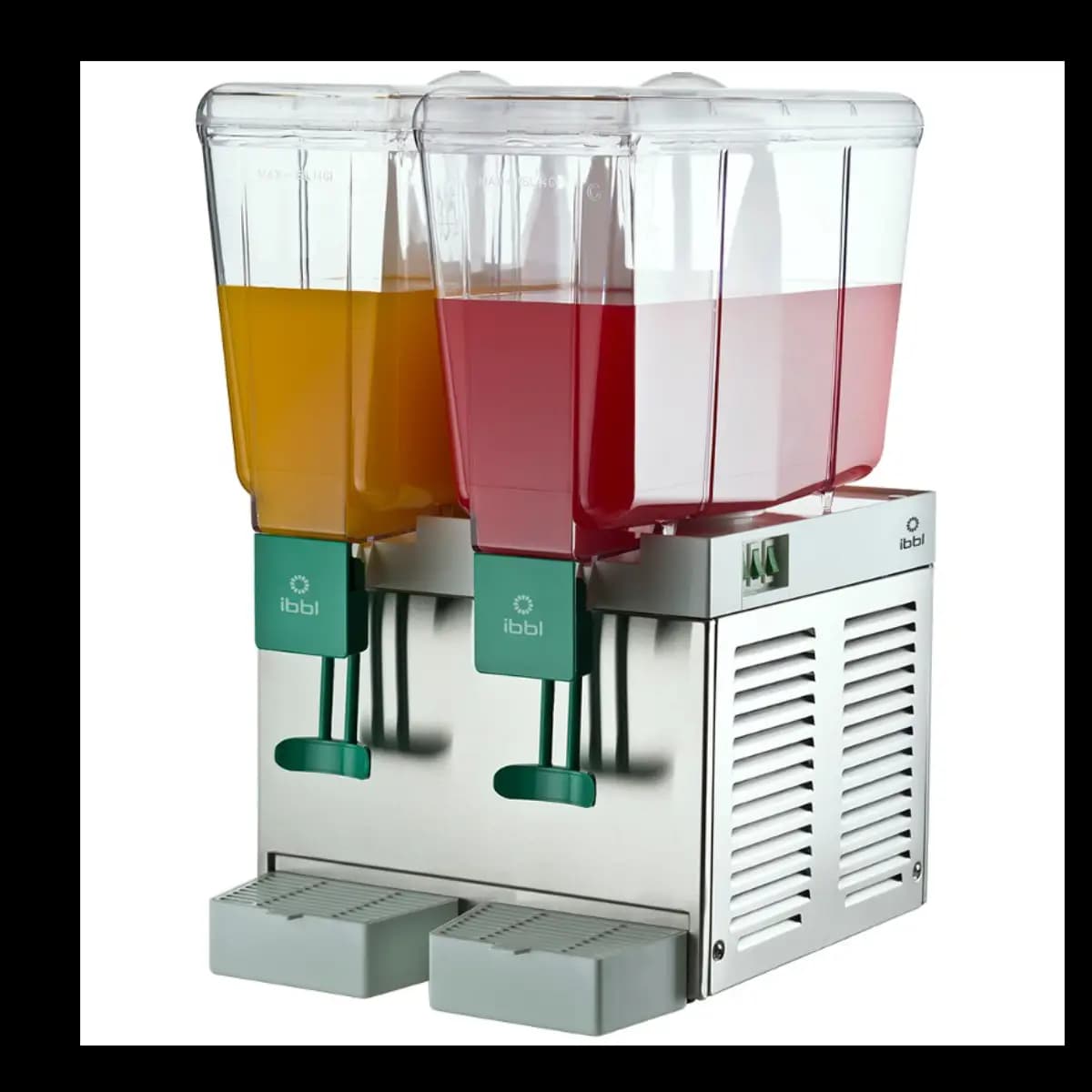 Dispensador de jugos 2 cubas 15 litros IBBL BSS2 Baudin