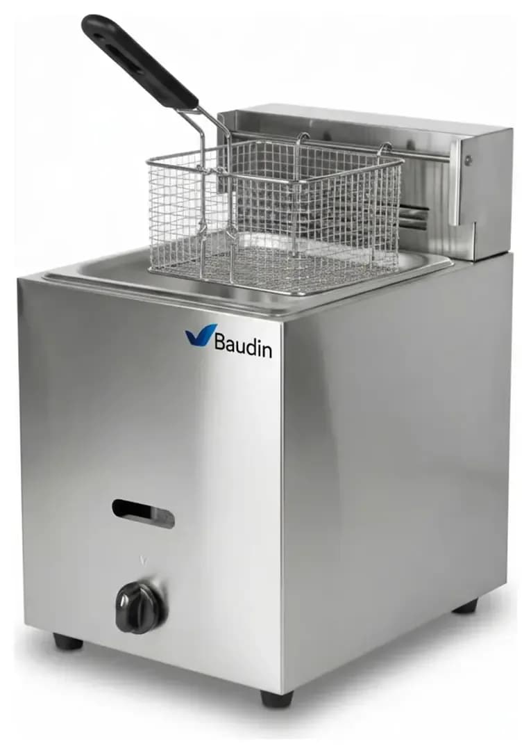 Freidora a Gas Profesional 6 Litros de Mesa Lundar GF 71