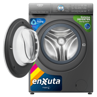 Lavasecarropa Automático Inverter Carga Frontal Titanium 12 kg - Enxuta