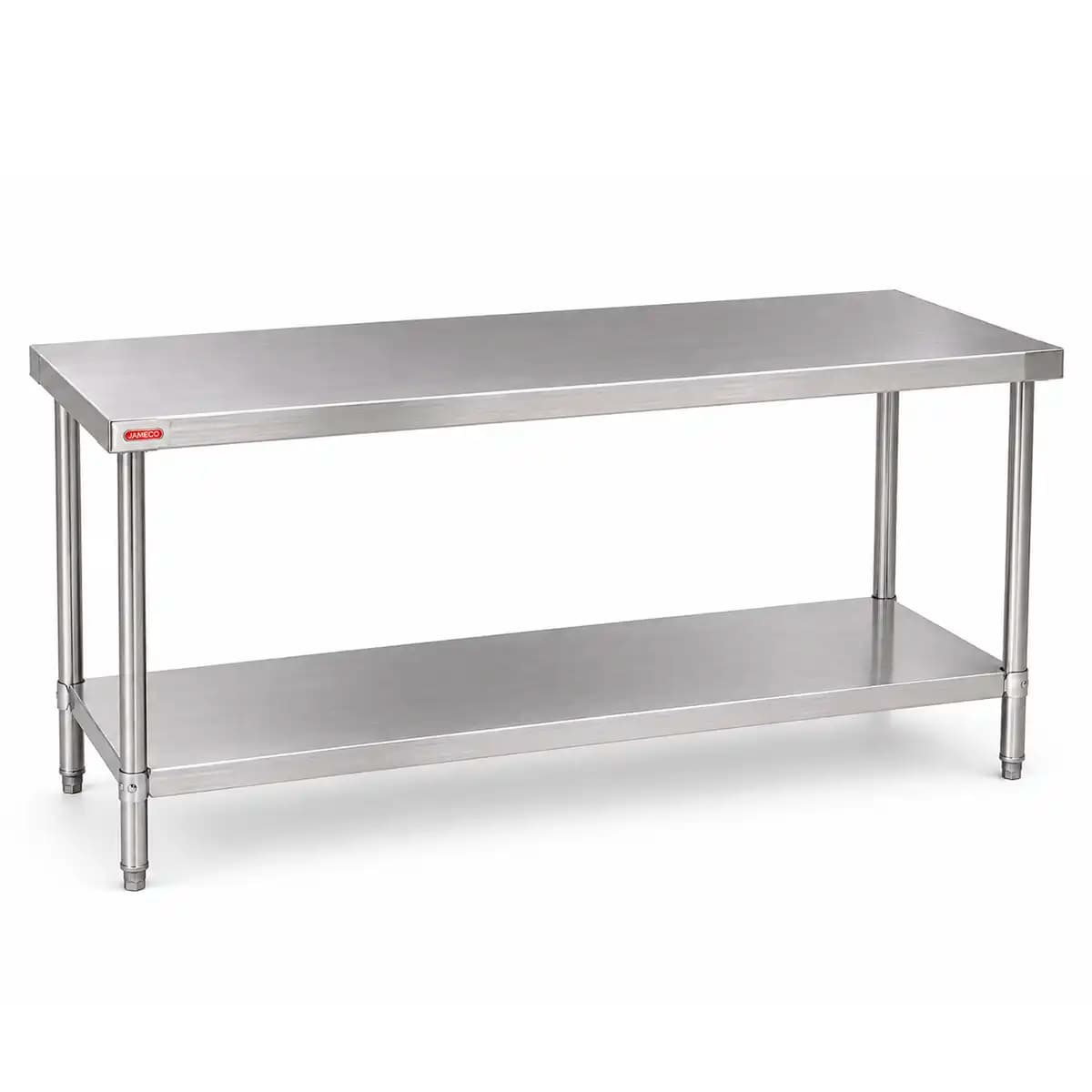 Mesa de Acero Inoxidable 190×60 cm con estante Jameco VENEMC-1900D