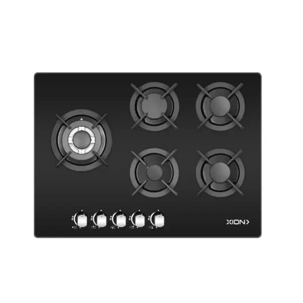 Anafe 5 Hornallas Vidrio Templado XION XI-GH55TGL