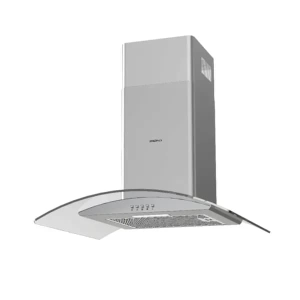 Campana Extractora Acero Inox Con Vidrio 60 Cm XION XI-EC601