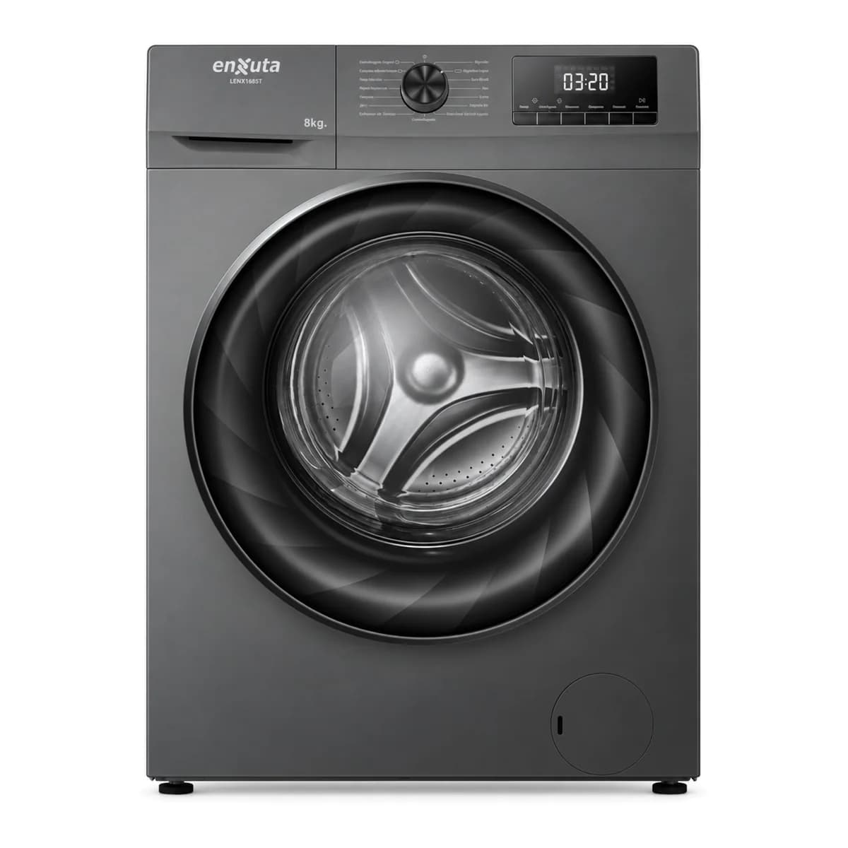 Lavarropas carga frontal 8 kg inverter 1400 RPM