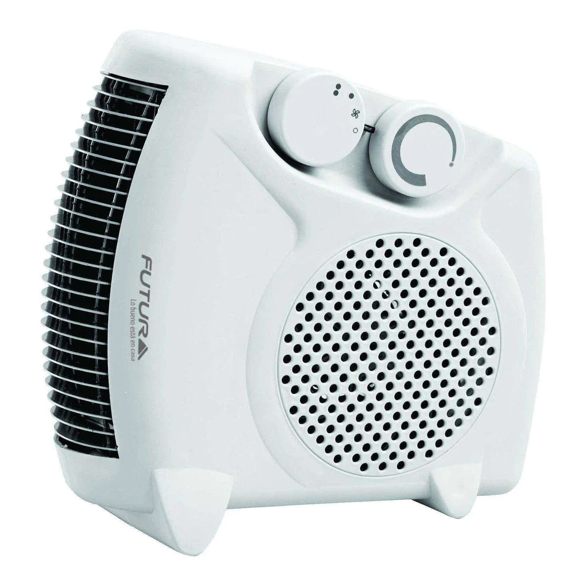 Calentador toallero 1000/2000 W para baño Futura FUT-CB2007, vista frontal