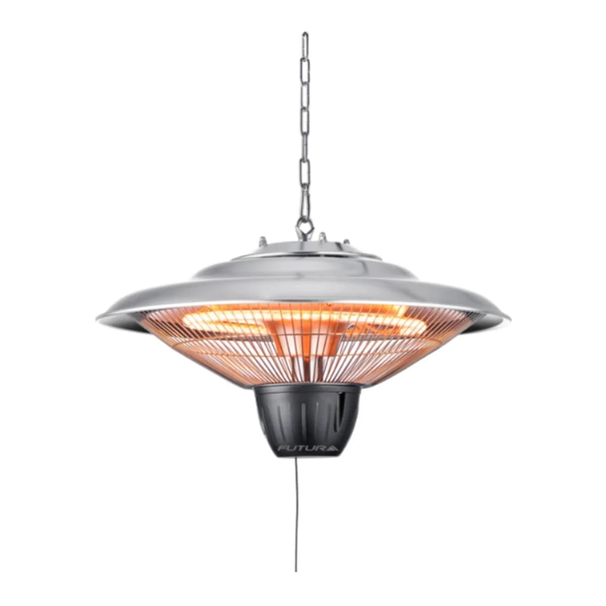 Calentador de fibra de carbono 1500 W colgante Futura FUT-CFC1500, vista frontal