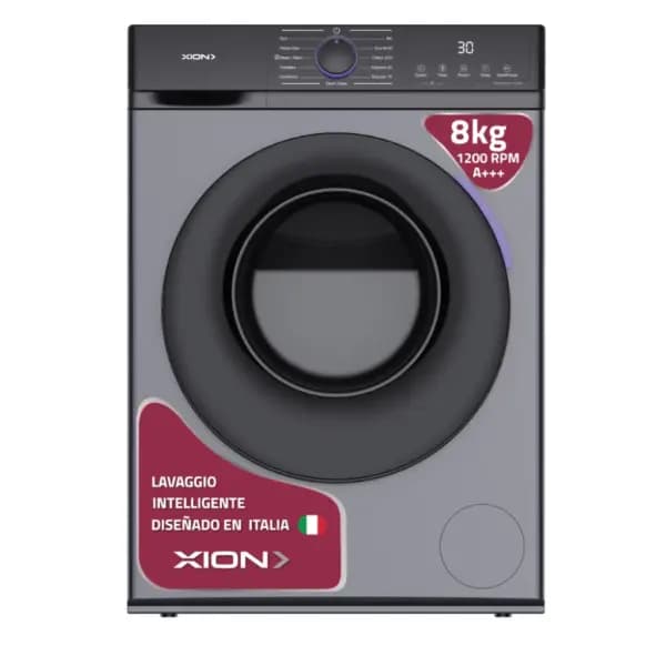 Lavarropas Carga Frontal 8kg Motor BLDC Inverter XION XI-LAV88X