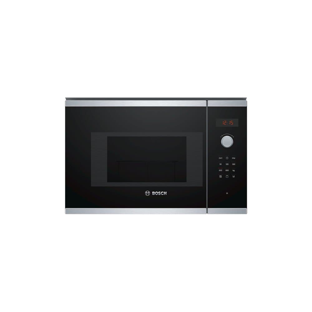 Microondas de empotrar Bosch BEL523MS0 20 L cristal negro grill 1000 W