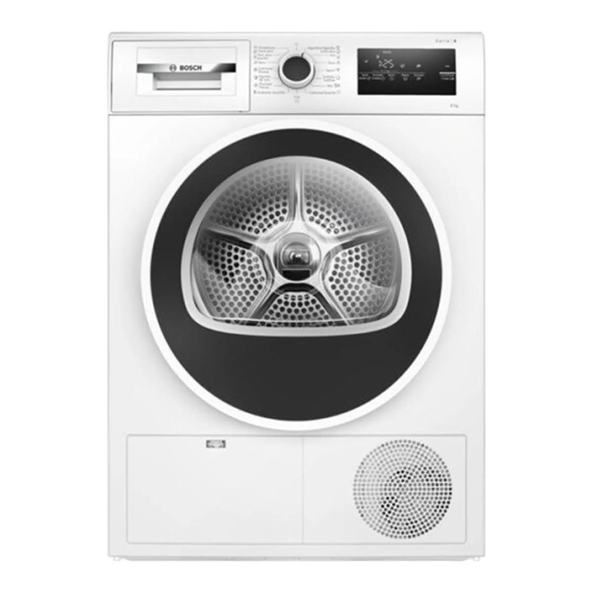 Secadora Bosch WTR83200ES Bomba de Calor 8 kg, vista frontal