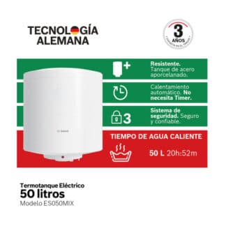 ES050MIX TERMOTANQUE ELÉCTRICO 50 LITROS – Bosch
