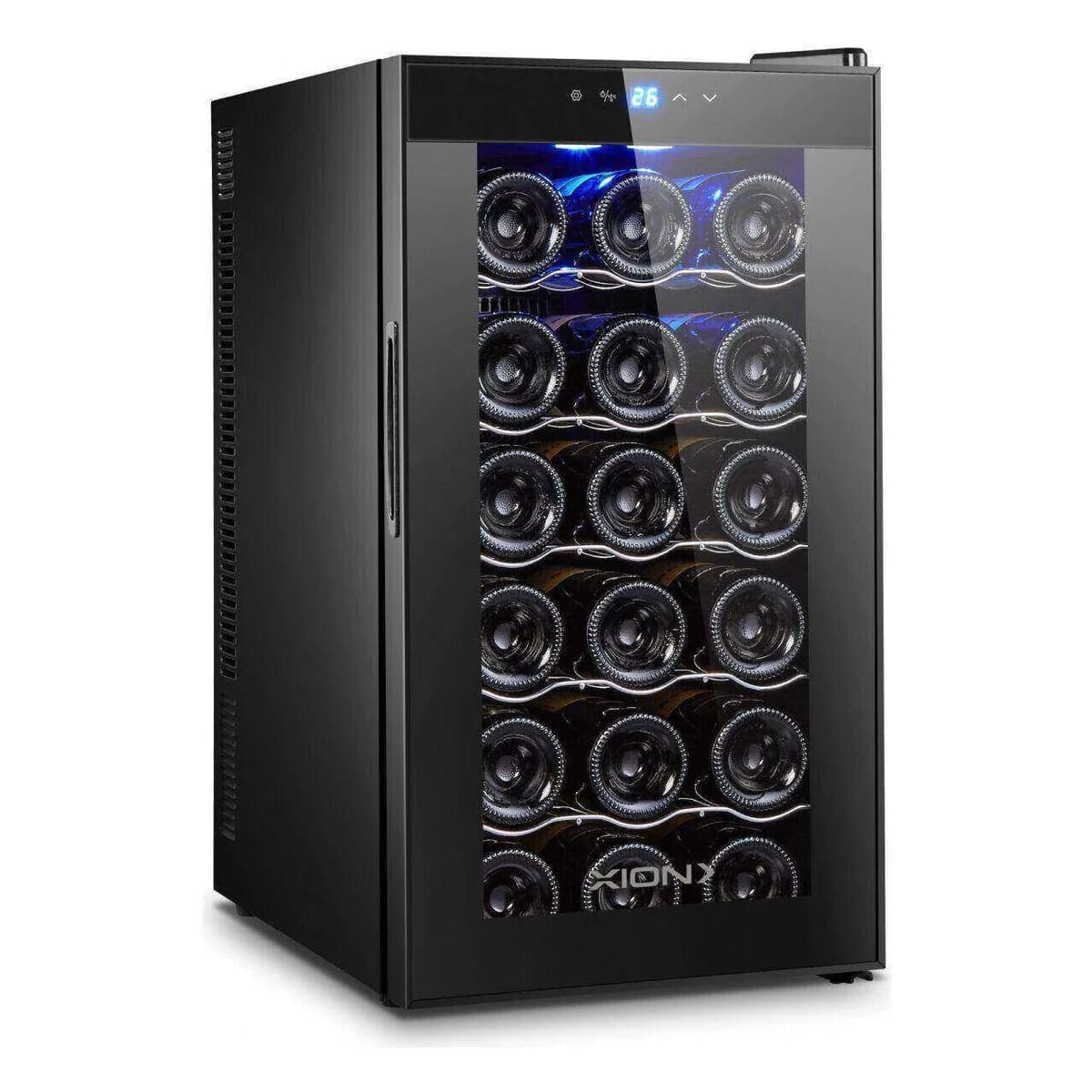 Enfriadora de vinos 18 botellas XION XI-CAVA18, vista frontal