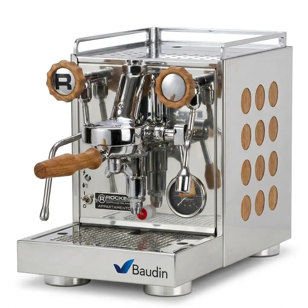 Cafetera espresso profesional Rocket Appartamento 2.0 CE Wood