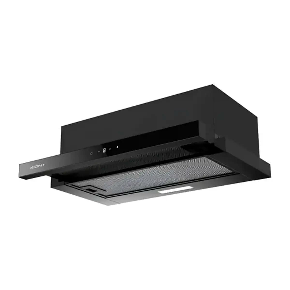 Campana extractora telescópica full black - glass 60 cm | XION XI-EC64