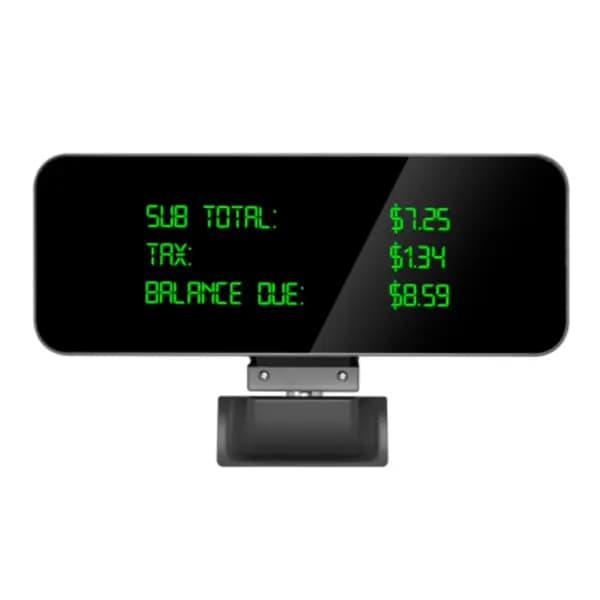 Pantalla para cliente de 2*20 VFD oara pte0105
