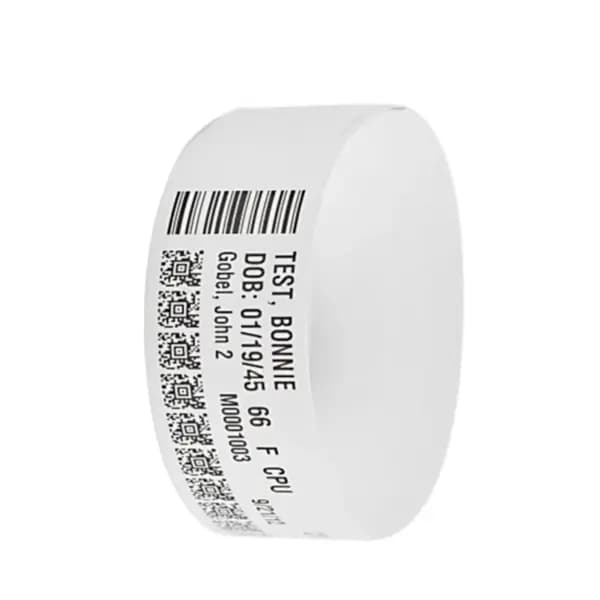 Pulseras rollo x 100 adultos blancas para LTT422 3nStar WB25279