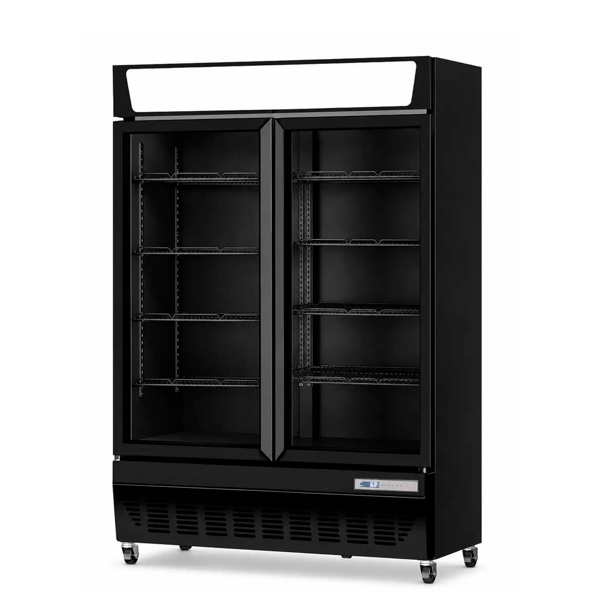 Visicooler 2 puertas 739 litros con cenefa publicitaria Moxcold SC-T817