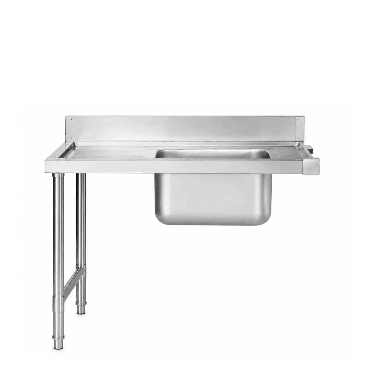 Mesa de Entrada con Pileta para Tren de Lavado 110x74 cm Kuma HTC-43 Izquierda
