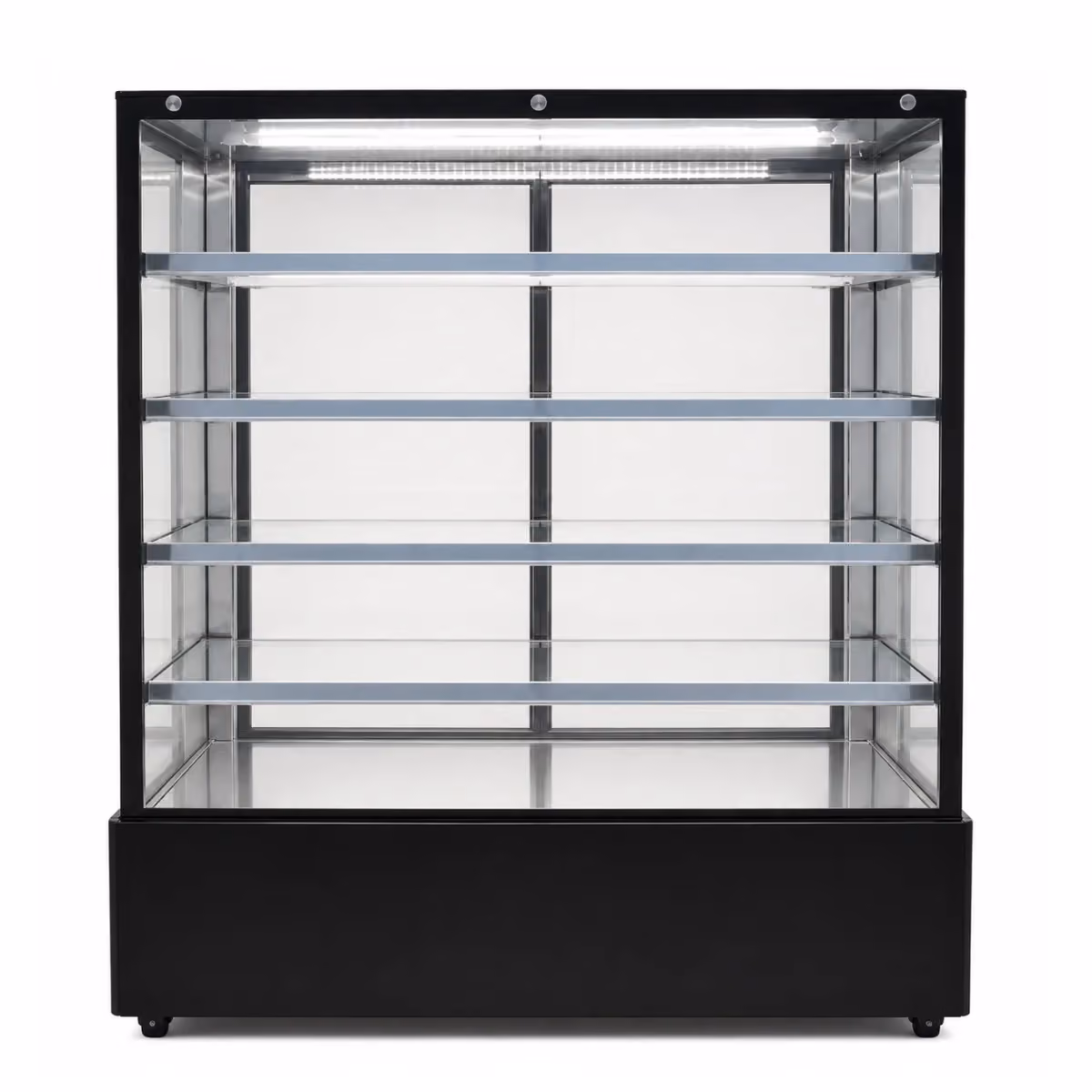 Vitrina Confitera Neutra Vertical 1,50 m Base de Mármol | Sanao S-DDC-15W