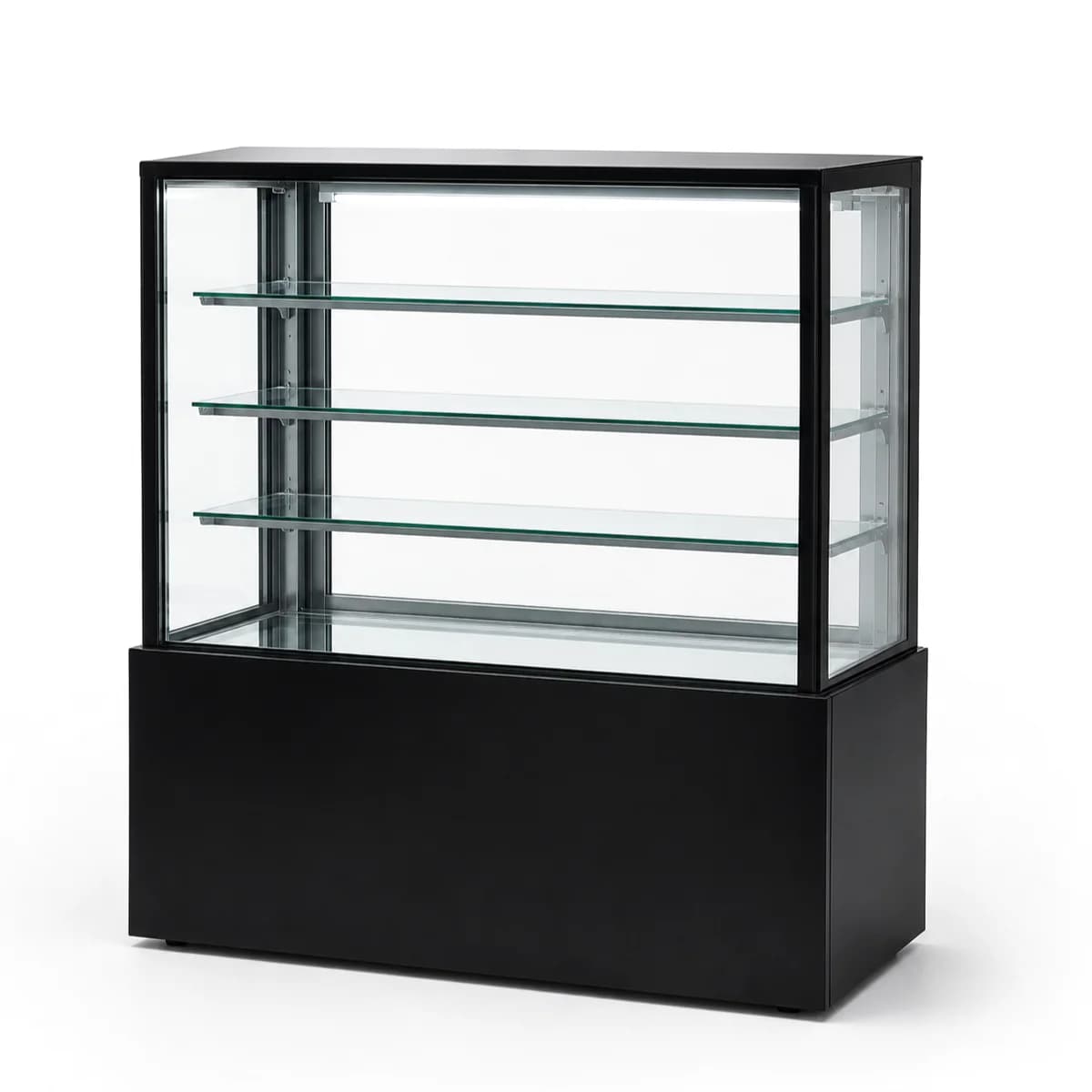 Vitrina Confitera Refrigerada 3 Niveles 4 caras de vidrio Sanao BX-1200