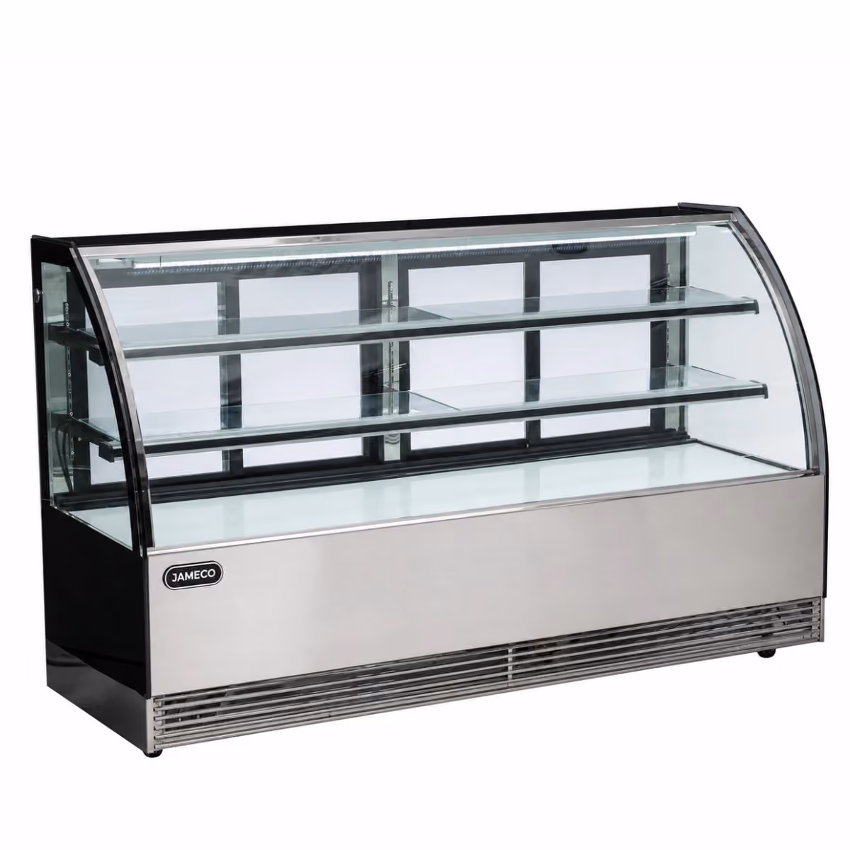 Vitrina Pastelera Refrigerada 2,0 m Curva | Jameco VP-20005