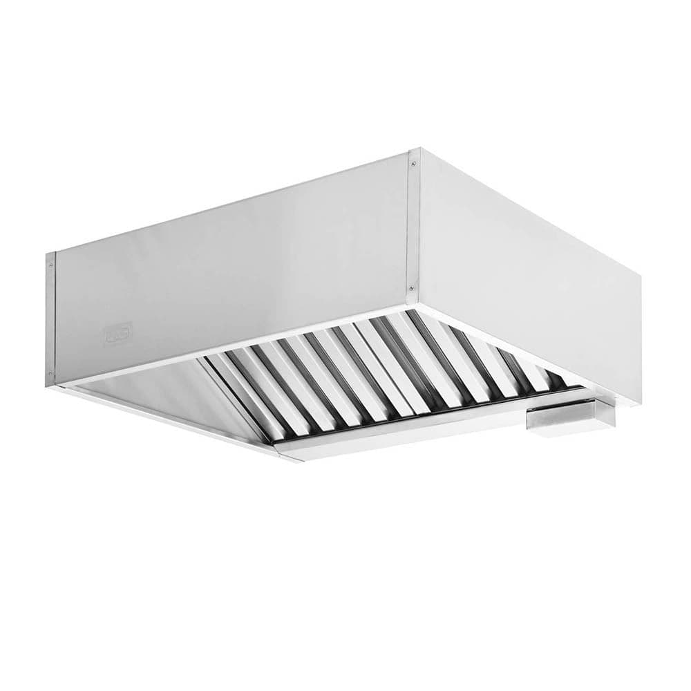Campana mural Ventus VENECM-100 en acero inoxidable, vista en ángulo