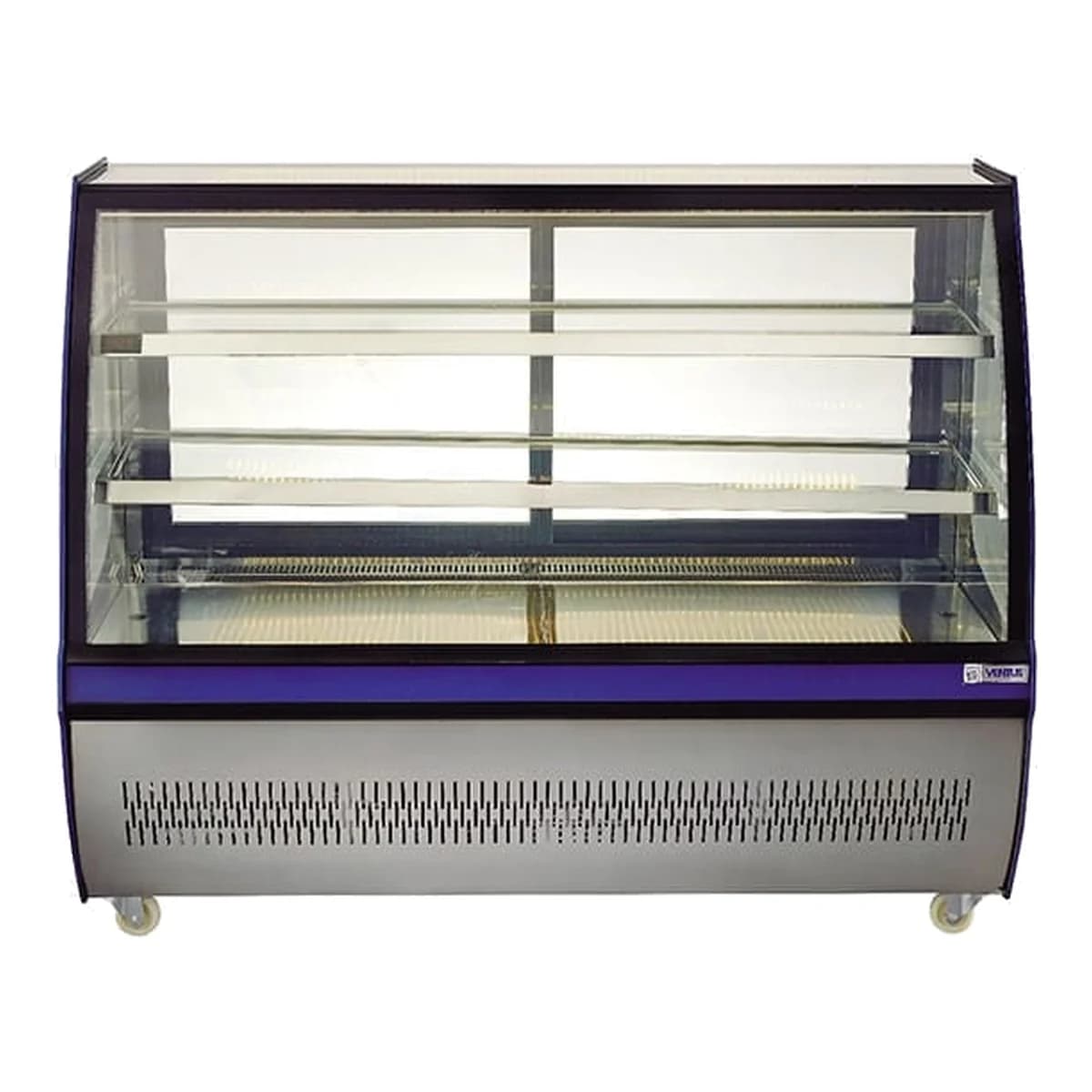 Vitrina Panorámica Refrigerada Curva 1,5 m NO FROST Jameco FER-1500PRO, vista frontal