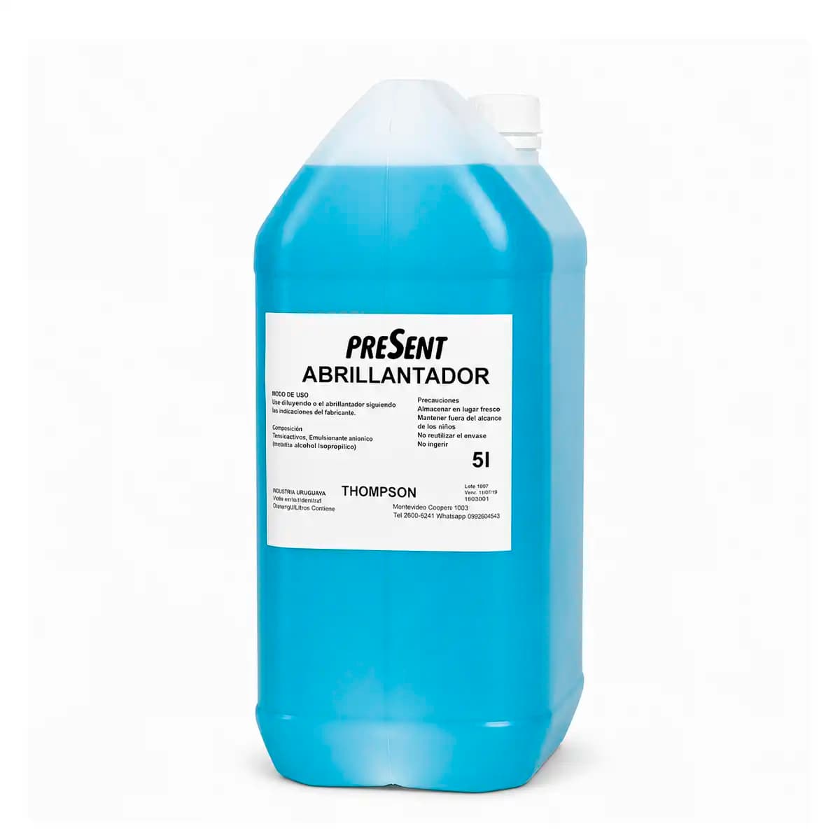 Abrillantador Lavavajillas 5 Litros | Present ABT-5L