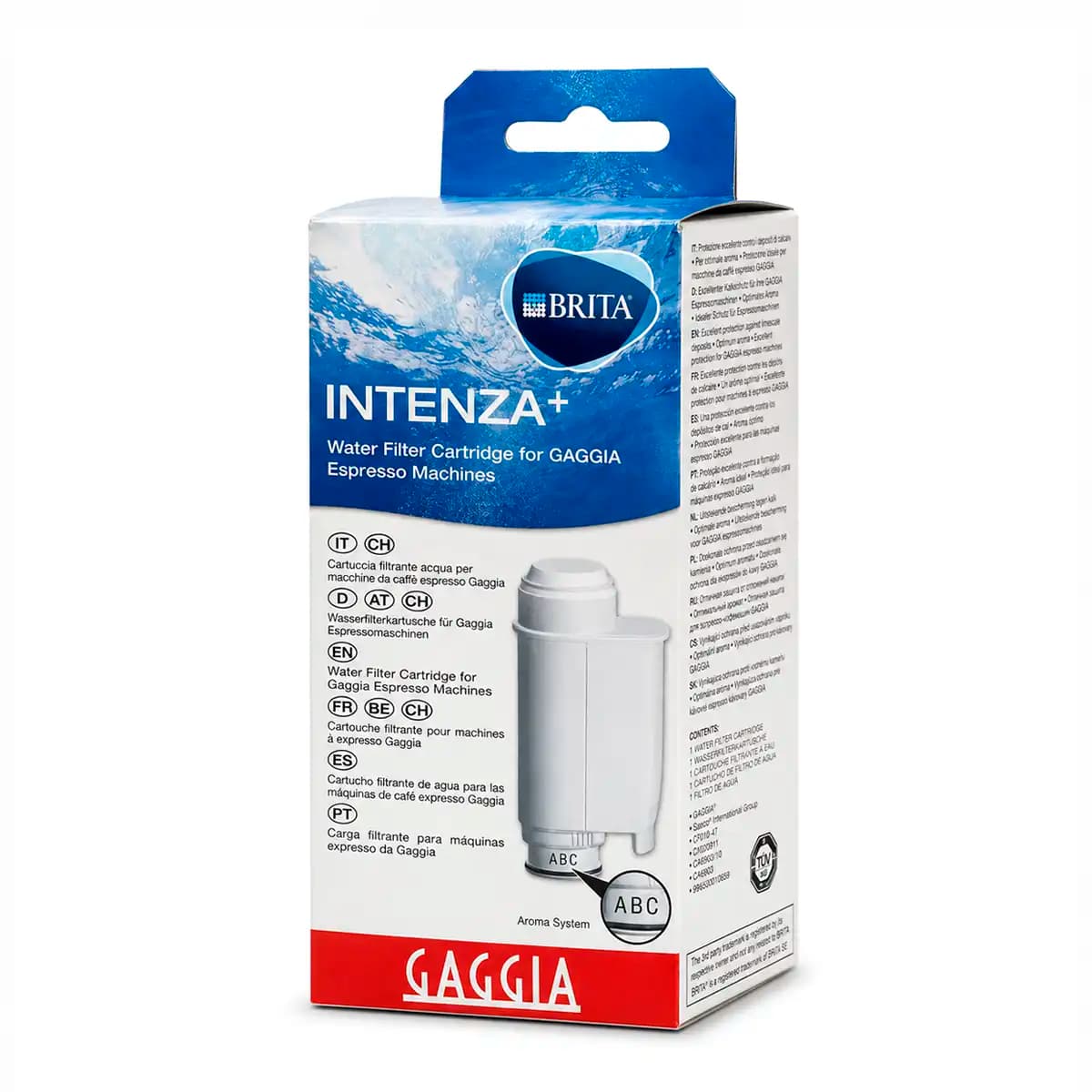 Filtro de agua para cafeteras Gaggia BRITA Intenza+