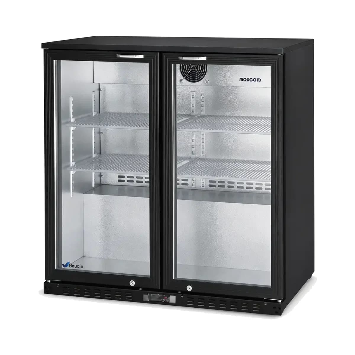 Visicooler Moxcold BC-235, 2 puertas, vista frontal