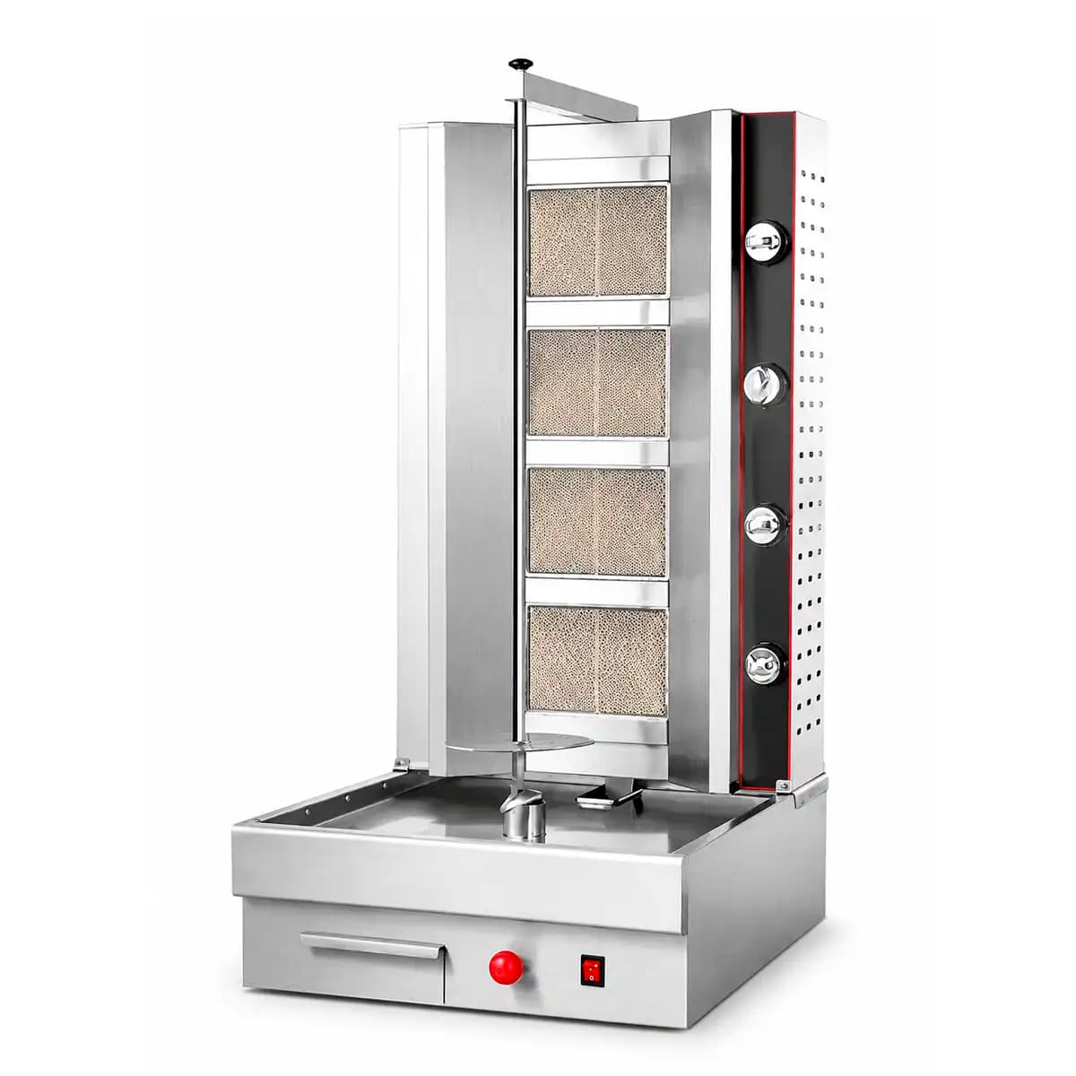 Horno Shawarma a Gas 4 Quemadores Unique HGS-R4